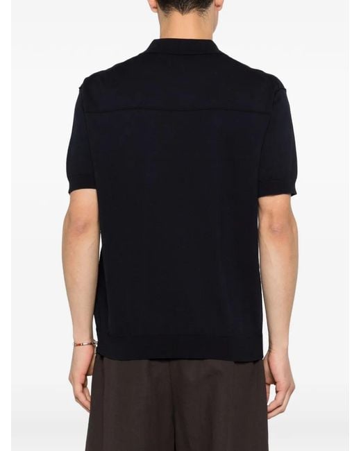 Paolo Pecora Black Short-Sleeve T-Shirt for men