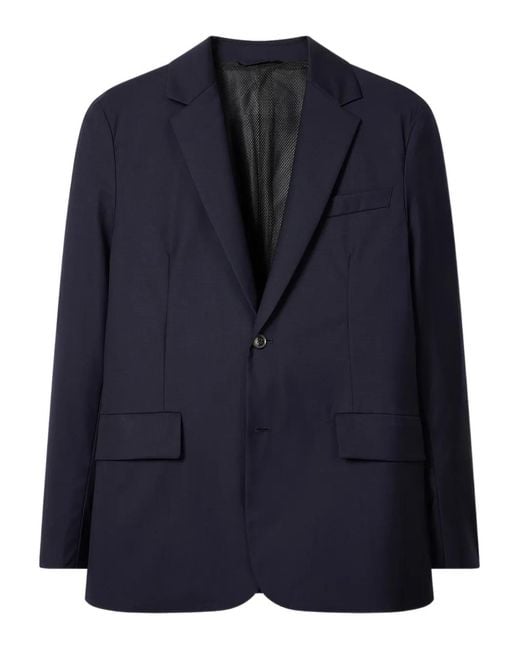 Paul Smith Blue Pocket Wool Jacket for men