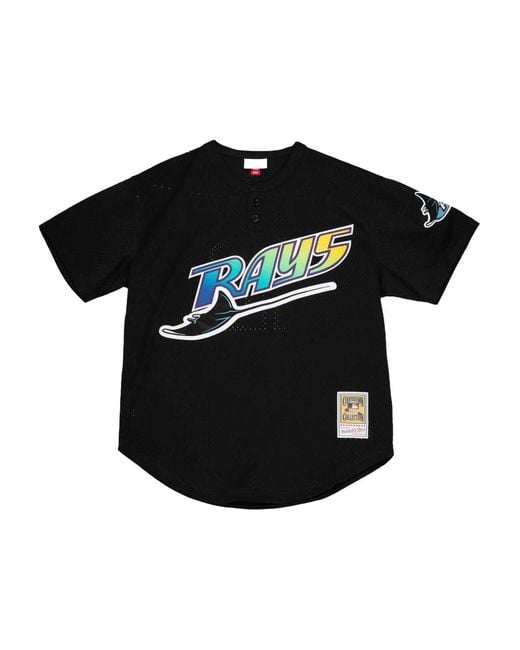 Mitchell & Ness Black Tampa Bay Rays 1998 Wade Boggs Jersey for men