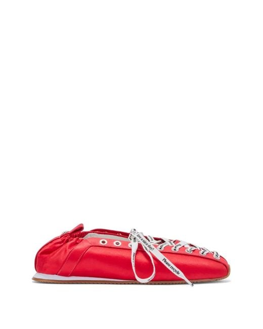 Ganni Red Sporty Ballerina