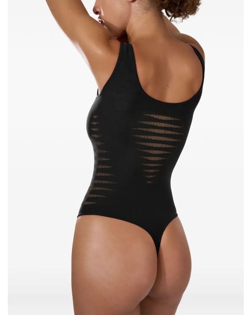 Wolford Body Met Slash String in het Black