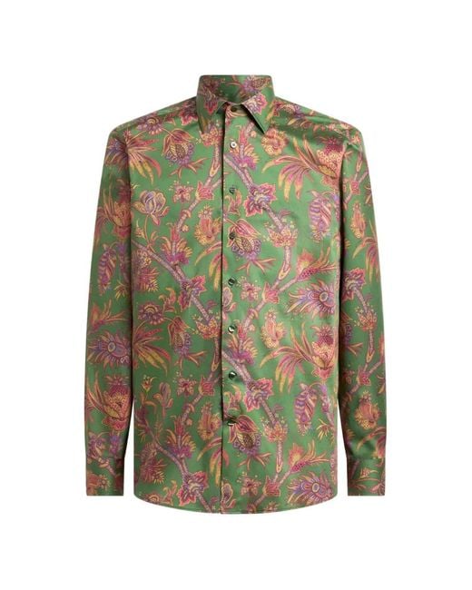 Etro Green Shirt for men