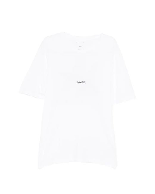 OAMC White Logo T-Shirt for men