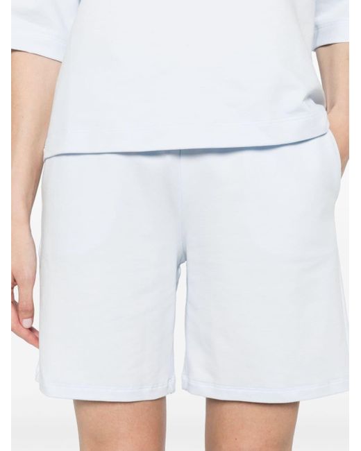 Hanro White Jersey-Shorts aus Bio-Baumwoll-Gemisch