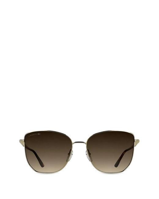 Lacoste Metallic Lunettes De Soleil À Monture Géométrique