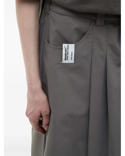 Musium Div. Gray Pleated Trousers