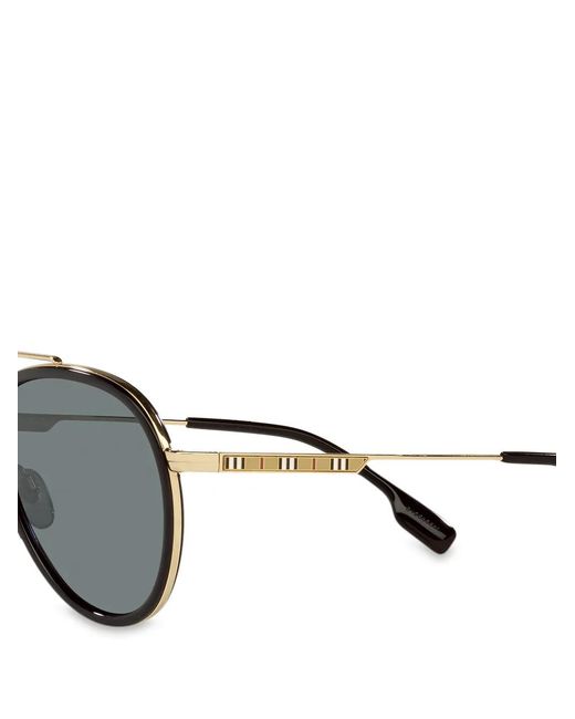 Burberry Gray Oliver Pilot Sunglasses for men