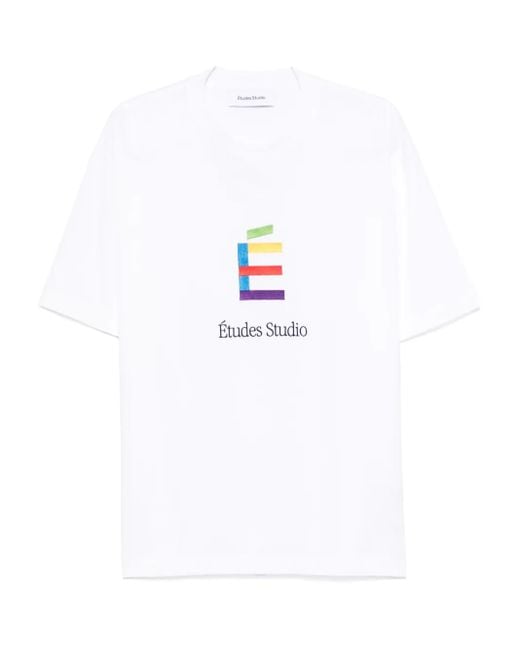 Etudes Studio White E T-Shirt