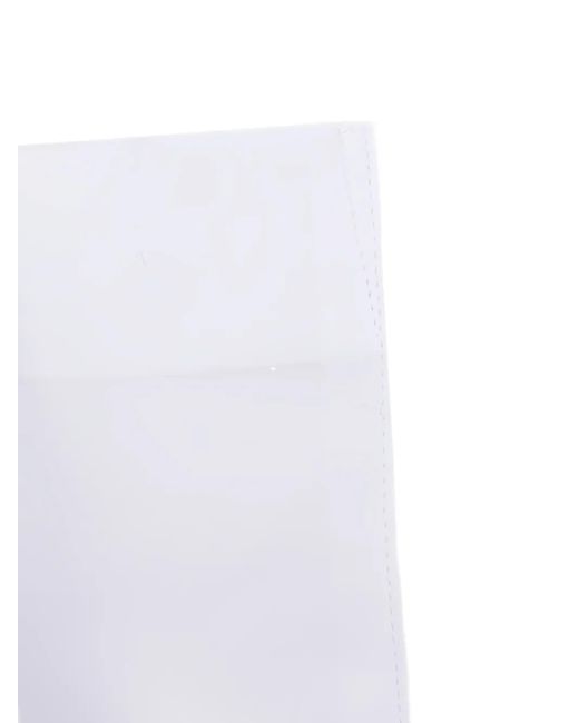 10 Corso Como White Popeline-Hemd mit klassischem Kragen