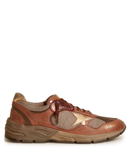 Golden Goose Deluxe Brand Brown Dad-Star Sneakers for men