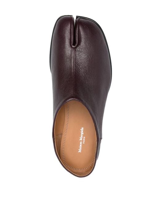 Maison Margiela Brown Tabi Leather Loafers