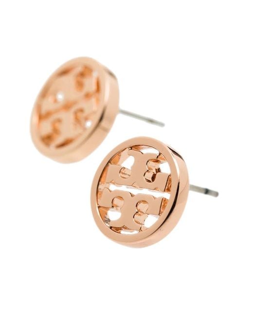 Tory Burch Natural Icon Stud Earrings