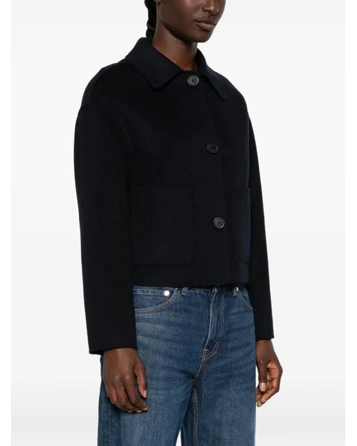 Arma Black Veste Crop À Boutonnière