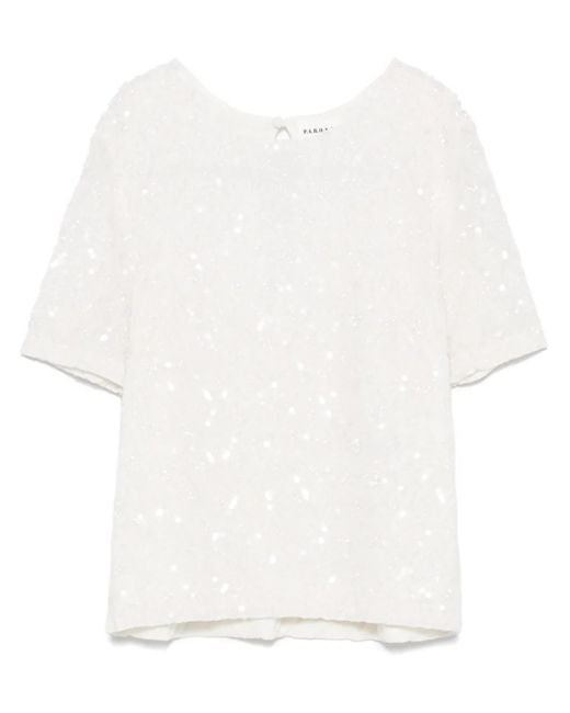 P.A.R.O.S.H. Gild ブラウス White