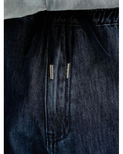 Vaqueros Anchos Con Bolsillos Cargo IRO de hombre de color Blue