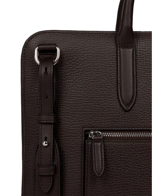Smythson Black Ludlow Briefcase