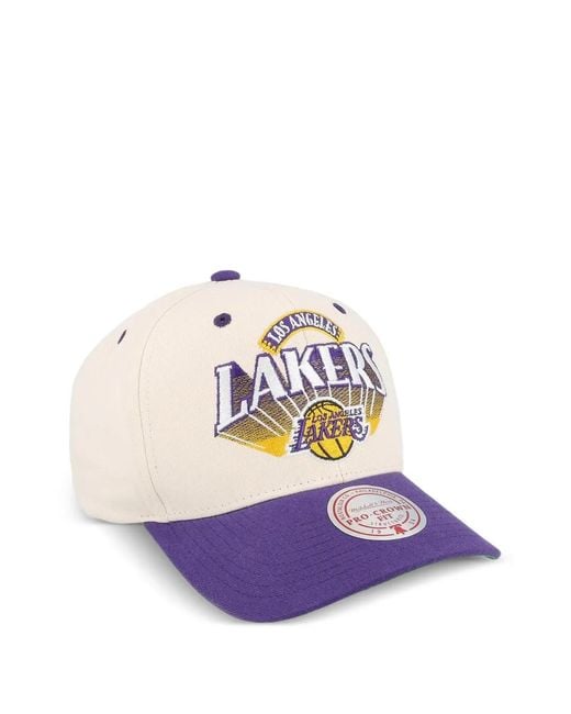 Mitchell & Ness White Nba Horizon Pro Baseball Cap for men