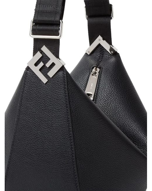 Fendi Schultertasche Mit Logo-Schild in Black für Herren