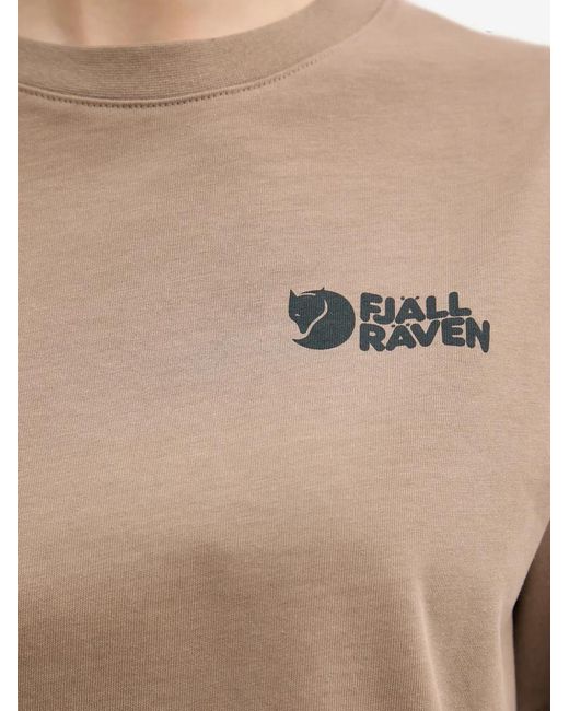 Fjallraven Black Logo-Print T-Shirt