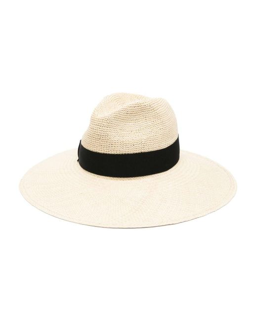 Sombrero Panama Borsalino de color Natural
