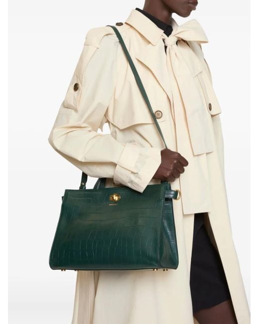 Burberry Green Small Cotswolds Tote Bag