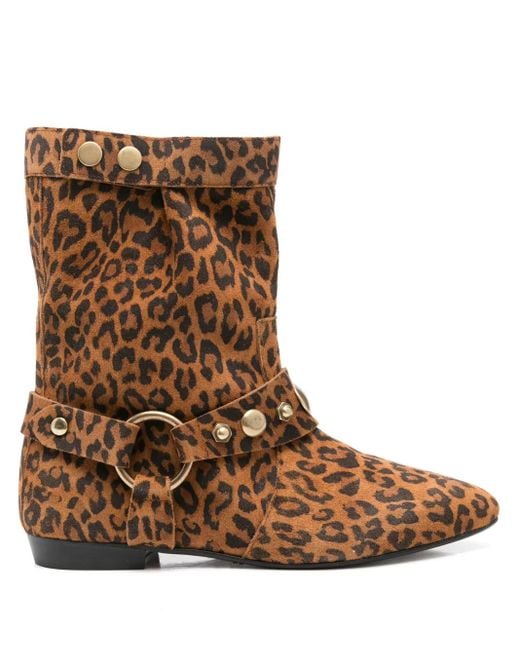 Isabel Marant Stania Boots in Brown Lyst UK