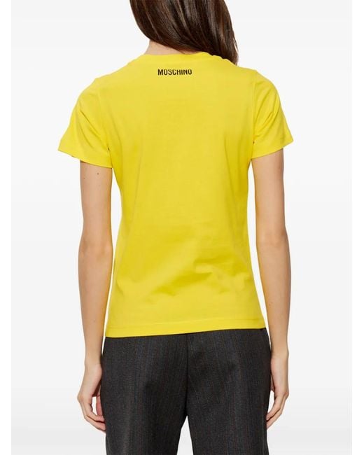 Moschino Yellow X Smiley Short-Sleeve T-Shirt
