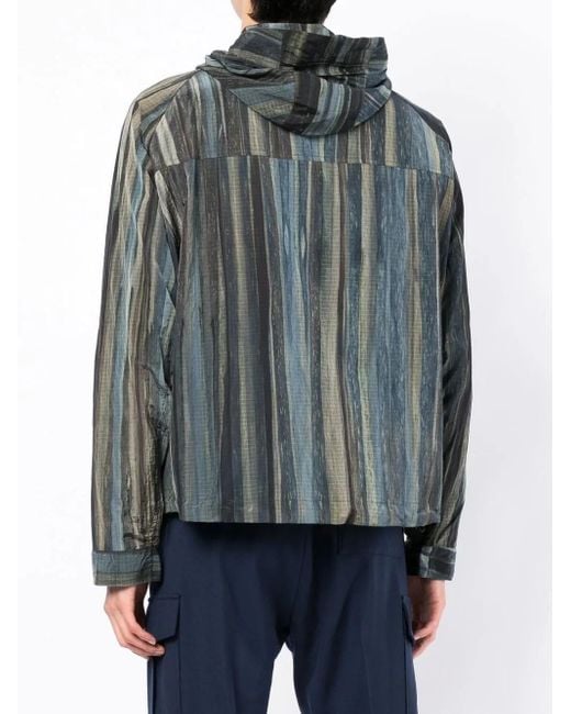 メンズ Paul Smith Woodland フーデッド ジャケット Blue