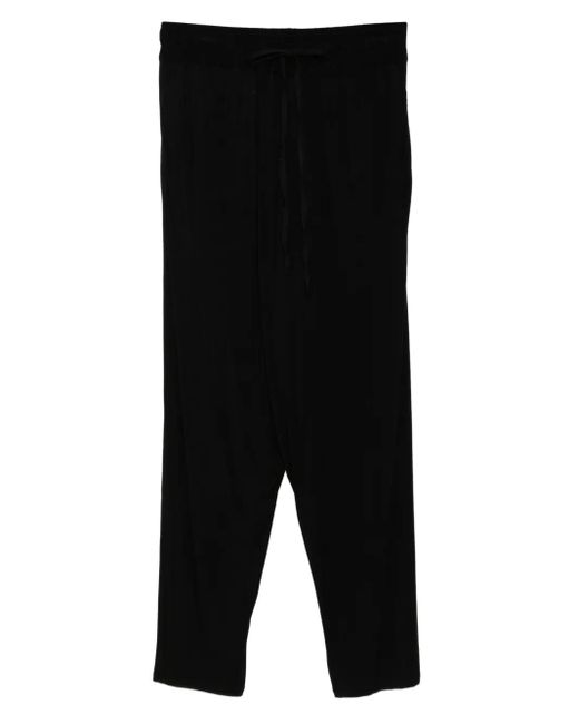 Tessitura Body Couture Black Tapered Trousers for men