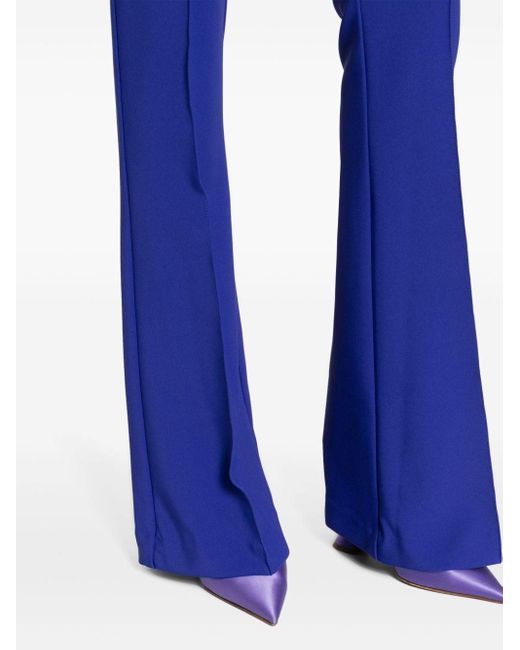 Pantalon à coupe évasée Elisabetta Franchi en coloris Blue