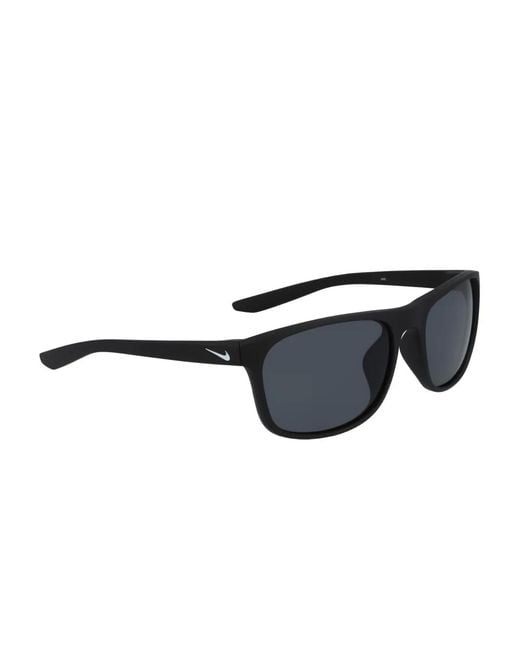 Nike Blue Endure Square-Frame Sunglasses