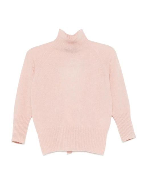 Simone Rocha Kasjmier Top Met Col in het Pink