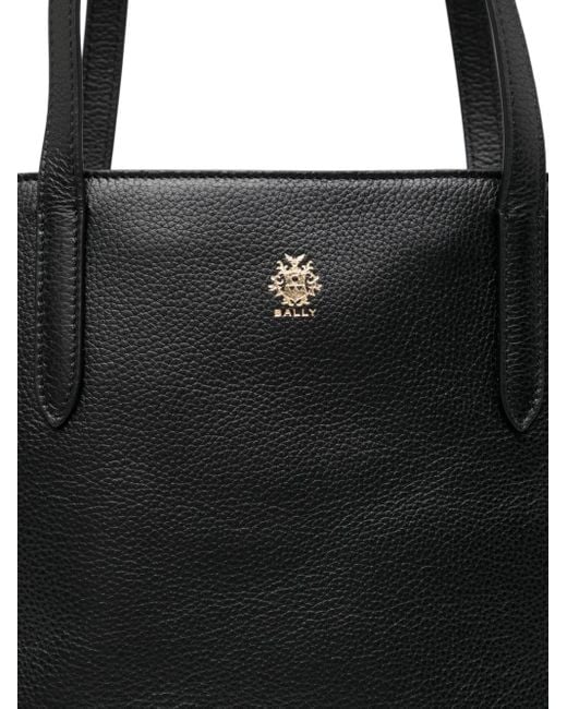 Bally Black Shopper Mit Logo-Stempel