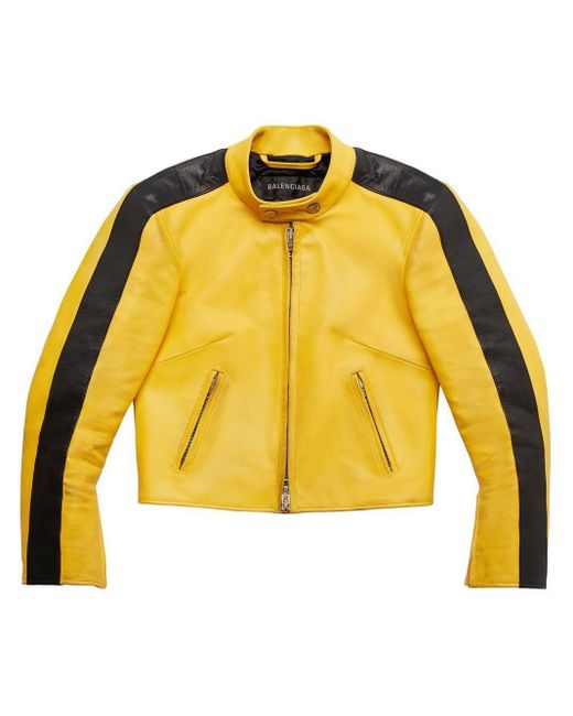 balenciaga yellow coat