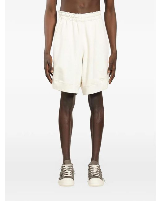 Roadless White Elasticated-Waist Cotton Shorts for men