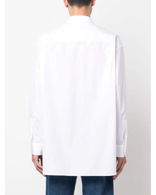 The Row Katoenen Overhemd in het White voor heren