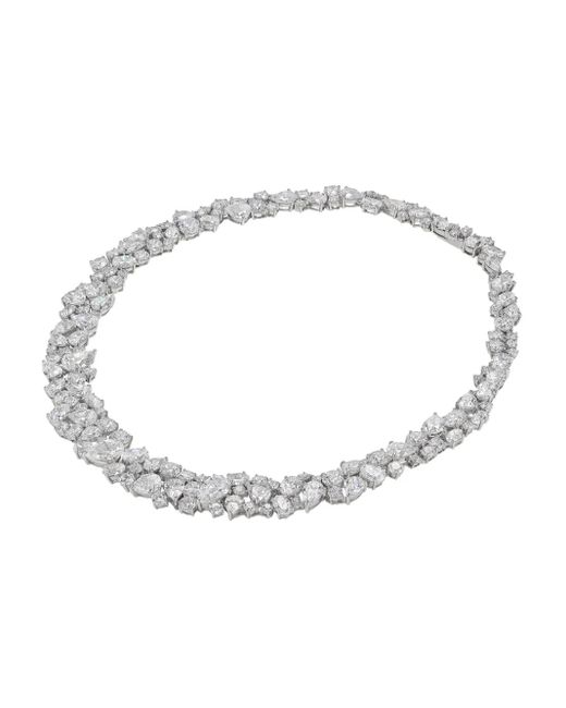 Anabela Chan Garden Of Eden Halsketting Met Diamant in het Metallic