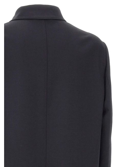 Corneliani Blue Single-Breasted Coat for men