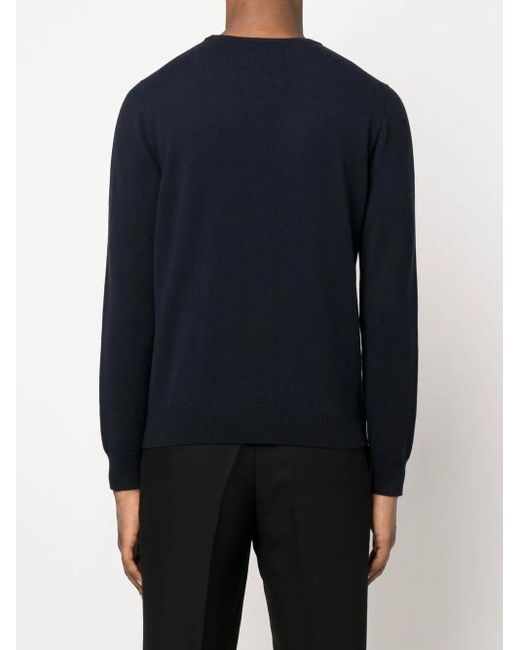 Malo Strickpullover Mit Rundem Ausschnitt in Blue für Herren