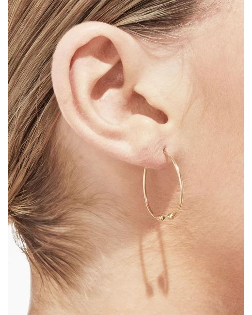 Shihara Metallic 18Kt Twist Round 03 Earring