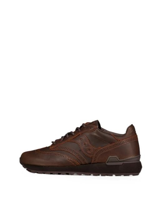 Saucony Brown X Engineered Garments Wingtip Sneakers