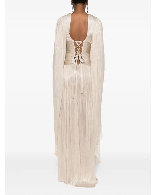 Maria Lucia Hohan Natural Aylin Maxi Dress