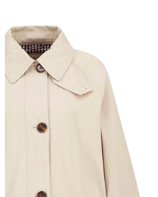 Barbour Natural Buttoned Trench Coat