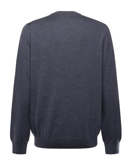 Fay Blue Crew-Neck Top for men