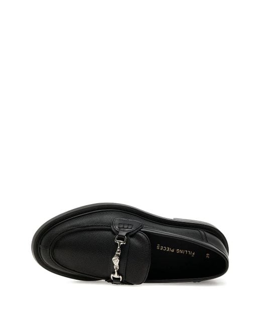 Filling Pieces チェーンリンク ローファー Black