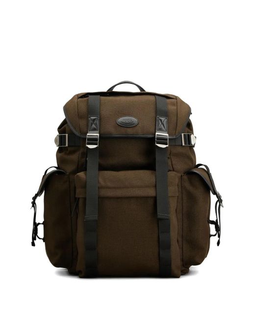 Tod's Canvas Cargo Rugzak in het Black voor heren