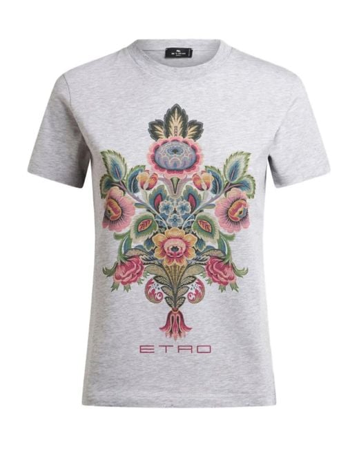 Etro T-Shirts in het White