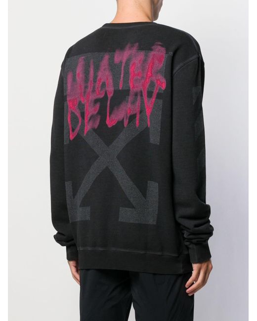 Virgil Abloh Water Delay Sweatshirt 