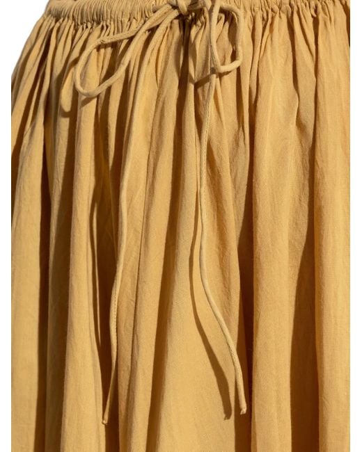 By Malene Birger Yellow Pheo Drawstring Skirt