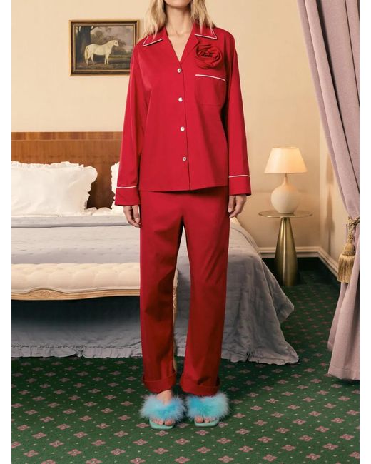 Sleeper Red The Rose Pajama